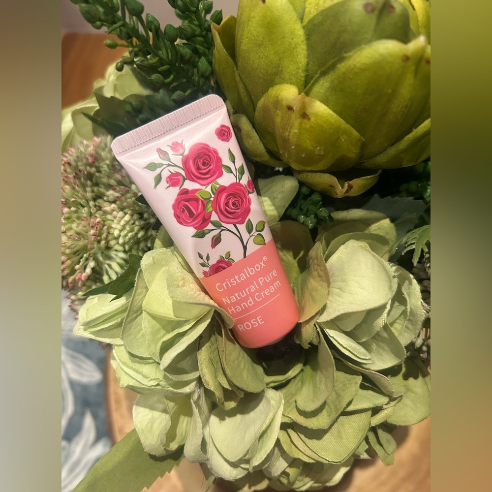 2 for $5 Cristalbox Natural Pure Hand Cream Rose Scent